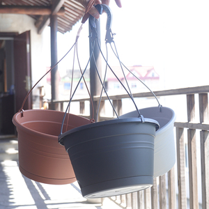 Holon Hanging <strong>Pot</strong> Outdoor Hanging Green Radish Lazy Self-absorbent Spider <strong>Plant</strong> <strong>Pot</strong> <strong>with</strong> <strong>Hook</strong> - Product Image 6