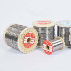 X20H80 Cr20ni80 Ni80 니크롬 절연 합금 와이어 발열체 베어 전기 가열 및 롤 포장 가열 와이어 - Product Image 1