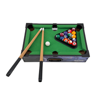 Mesa de Juego de Billar Mini con Luces LED para Interiores, Familia, Oficina y Juegos de Fiesta