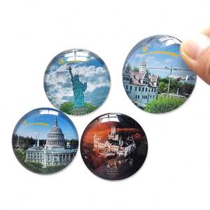 Custom Make Your Own Beautiful Fridge Magnets Clear Glass Cabochons for Diy Refrigerator Magnet - Product Image 2