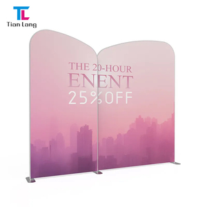 Tianlang 8ft căng thẳng Vải Xách Tay <span class=keywords><strong>Pop</strong></span> <span class=keywords><strong>Up</strong></span> hiển thị nhanh chóng Backdrop cho triển lãm thương mại hiển thị đứng triển lãm tường biểu ngữ - Product Image 3