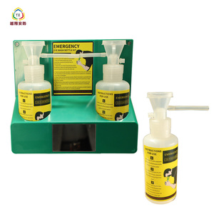 Estación <span class=keywords><strong>de</strong></span> Lavado <span class=keywords><strong>de</strong></span> Ojos <span class=keywords><strong>de</strong></span> Emergencia Portátil Yue Xiang, Montada en <span class=keywords><strong>Pared</strong></span>, 2 Piezas, 500 ml, Plástico Verde y Blanco, para la Industria Química - Product Image 3