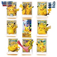 Kotak Misteri Mainan Poke Trendy Edisi Terbatas Ulang Tahun ke-30 Koleksi Figur Aksi Hadiah Model PVC Figur Miniatur