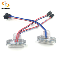 Lumière ponctuelle LED programmable DC12V 24V, étanche, extérieur, divertissement, fête foraine, blanc/couleur d'émission modifiable, PC IP65/67