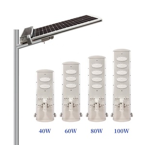 ไฟถนนโซลาร์เซลล์ OEM ODM 40W 60W สว่างพิเศษ แบบออลอินวัน พร้อมระบบทำความสะอาดตัวเอง สำหรับพื้นที่กลางแจ้งและไฟส่องถนน - Product Image 2
