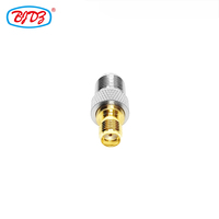 Adaptateur coaxial RF en laiton, connecteur femelle SMA vers femelle F, en stock, fourni par l'usine
