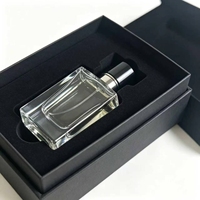 Insert en mousse EVA floquée écologique personnalisé avec doublure en velours doux pour l'emballage de boîtes cadeaux de flacons de parfum