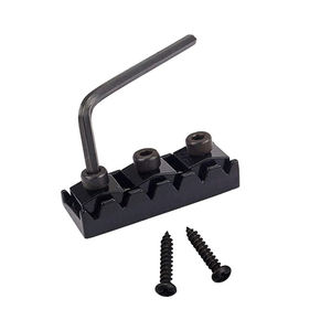 Pièces de guitare de haute qualité, écrou de verrouillage de cordes de guitare électrique de 43 mm pour pont de trémolo <span class=keywords><strong>Floyd</strong></span> <span class=keywords><strong>Rose</strong></span>, noir - Product Image 2