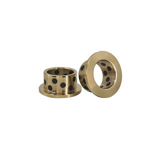 Boccola Flangiata in Ottone Autolubrificante Antiabrasione per Macchine Edili, Modello Personalizzato OEM - Product Image 4