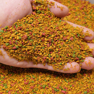 Cebo suelto para carpas de tres colores, 500g, maltosa fermentada, granulado suave y pegajoso para pesca en agua dulce - Product Image 1