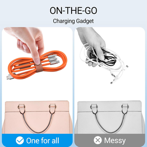 Nhà Máy Bán Chạy nhất 120W siêu nhanh sạc 3 trong 1 Hợp kim kẽm chức năng thông minh Android 6A hiện tại Loại C USB Cáp dữ liệu - Product Image 5