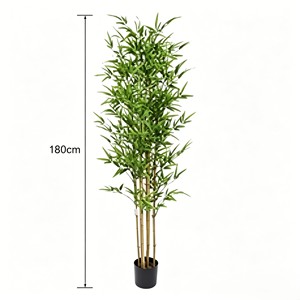 Bulk Realistic Bamboo – Artificial Foliage for Balcony <b>Privacy</b> <b>Screen</b> & Fence Decoration - Product Image 2