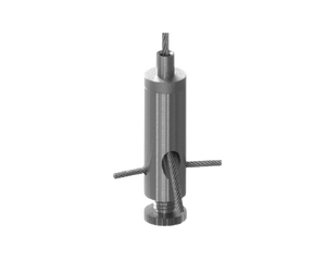 Sujetador de Cables Ajustable de Alta Resistencia para Sistemas de Suspensión y Colgado, Utilizado en Instalaciones Interiores, Exhibidores y Arquitectura - Product Image 1