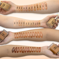 Fond de teint longue durée en gros, crème de maquillage, marque privée, couvrance totale, imperméable et mat, fond de teint liquide