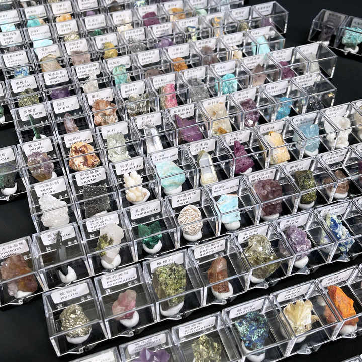 Shop Our Hot Selling Raw Stone Acrylic Mineral Display Box