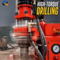 Foreuse de carottage mobile à moteur électrique pour le développement de voies de circulation et le forage de trous de dynamitage dans les mines de charbon, profondeur max. 200 m