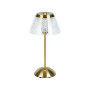 Stile classico dimmerabile decorazione per la casa Lampe De Table Led oro USB batteria ricaricabile in cristallo Cordless lampade da tavolo regalo di lusso - Product Image 1