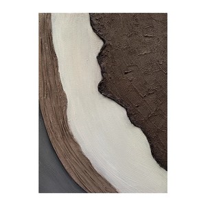 Hand Painted Oil Painting Abstract Textured Art Rectangle Metal <b>Frame</b> Modern Living Room Decorative <b>Wall</b> Art - Product Image 5