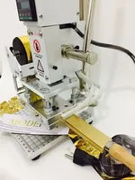 Machine à estamper manuelle multifonctionnelle JUBANG B-1 pour l'impression et le gaufrage de cartes en cuir PVC, presse à chaud pour lettrage et dorure, 0-399°C, usage domestique