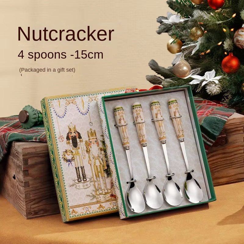 4 spoons: nutcracker gift box