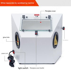 Mini Dry <b>Sandblaster</b> Machine Jewelry Deburring Polishing Machines Metal Construction Sandblasting Equipment - Product Image 3
