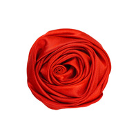 Ruban décoratif artisanal haut de gamme 5 cm (1,9 pouces) en satin rose pour corsage, chapeau, accessoires de coiffure et vêtements, fleurs