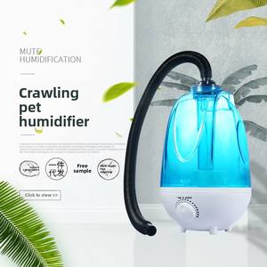 Tube d'humidificateur électrique pour animaux de compagnie Reptile domestique pour tortues chauves-souris lézards-Humidistat ultrasonique à faible bruit 3-5L capacité 7 couleurs - Product Image 2