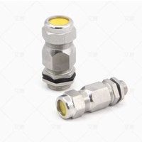 Presse-étoupe Hawke antidéflagrante antidéflagrante pour câble blindé SS304 SS316L Taille des connecteurs de câble en laiton nickelé Atex M25