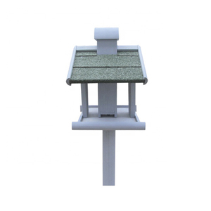 Grande maison à oiseaux en bois pour l'extérieur, résistante aux intempéries, avec perchoir et mangeoire pour perroquets et oiseaux de compagnie - Product Image 2