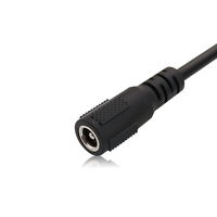 Câble d'alimentation DC Kebaolong |   Câble d'extension DC |   pour lecteur MP3/MP4 |   12V 7A |   DC 5.5x2.1mm |   Matériau PVC |   Noir |   3 mètres