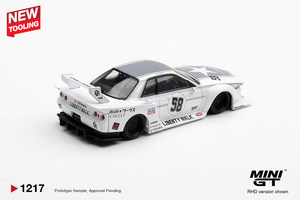 MINIGT 1217 Modèle de <span class=keywords><strong>voiture</strong></span> sport japonaise GTR R32 en alliage moulé sous pression à l'échelle 1:64 - Product Image 4