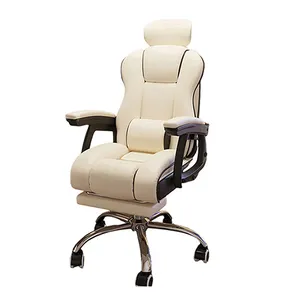 Büyük promosyon ayarlanabilir ergonomik yönetici ofis koltuğu ev deri yönetici koltuğu masaj döner sandalye