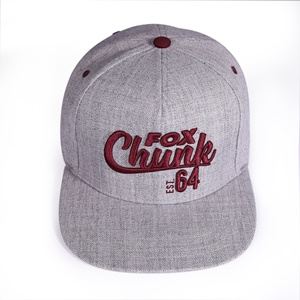 Conception personnalisée que vous possédez Logo à bord plat <span class=keywords><strong>Snap</strong></span> Backs,80% acrylique 20% laine Snapback Hats Cap - Product Image 2