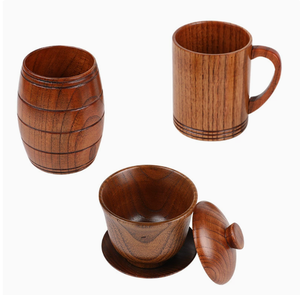Jarra de cerveza de madera creativa de alta calidad al por mayor de fábrica, taza de barril de vino de madera con fecha agria, tazas de té - Product Image 5