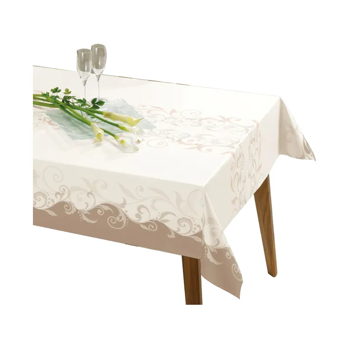 Protect the table cheap personalized outdoor stretch tablecloth in roll