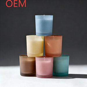 Nuovo Arrivo: Grande Portacandele in Vetro Satinato con Coperchio in Bambù, Ecologico e Resistente al Calore, Decorazione per la Casa, Spedizione Rapida - Product Image 4