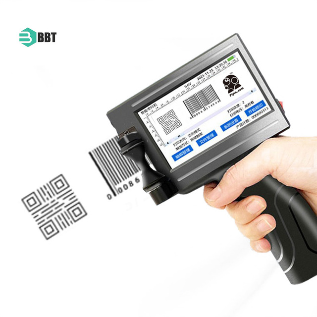 Industrial Small Portable 6000 Dpi Intelligent Metal Code Handheld Inkjet Printer Logo Labeling Machine