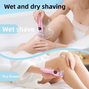 OEM/ODM Rasoir Corporel Portable 5-en-1 Utilisation Humide/Sèche Écran LED Autonomie 90 min Étanche IPX7 Soins Domestiques <span class=keywords><strong>Femme</strong></span> - Product Image 4