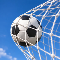 Filet de football en nylon/PP robuste et durable - Filet de but pour l'entraînement et les matchs