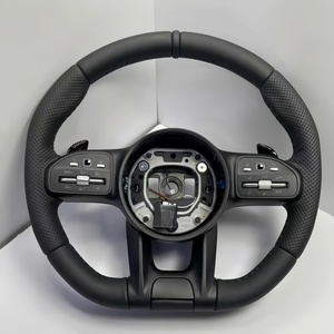 Volante de Cuero Genuino para <span class=keywords><strong>Mercedes</strong></span> <span class=keywords><strong>Benz</strong></span> W213 W218 W204 W212 W205 W117 W176 W246 W222 W177 <span class=keywords><strong>C300</strong></span> C63 C43 C190 - Product Image 6