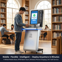 Kioscos de Autopago para Bibliotecas HAUMR, Máquina de Préstamo y Devolución de Alta Frecuencia RFID para Bibliotecas Inteligentes