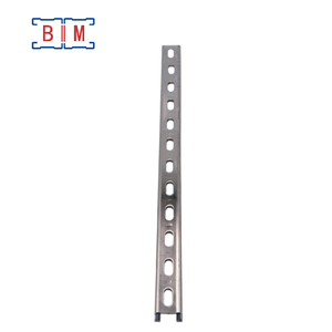 304 Edelstahl 1-5/<span class=keywords><strong>8</strong></span> Zoll geschlitzter <span class=keywords><strong>C</strong></span>-Profil für Metallrahmensysteme - Product Image 6