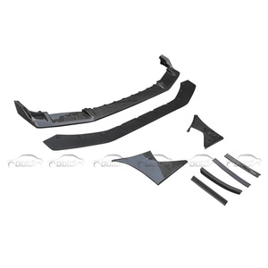 Alerón Delantero de Fibra de Carbono Estilo JS para Honda Civic 10ª Generación FK8 Type R Si 2016+, Divisor Superior e Inferior, Tuning Automotriz - Product Image 6