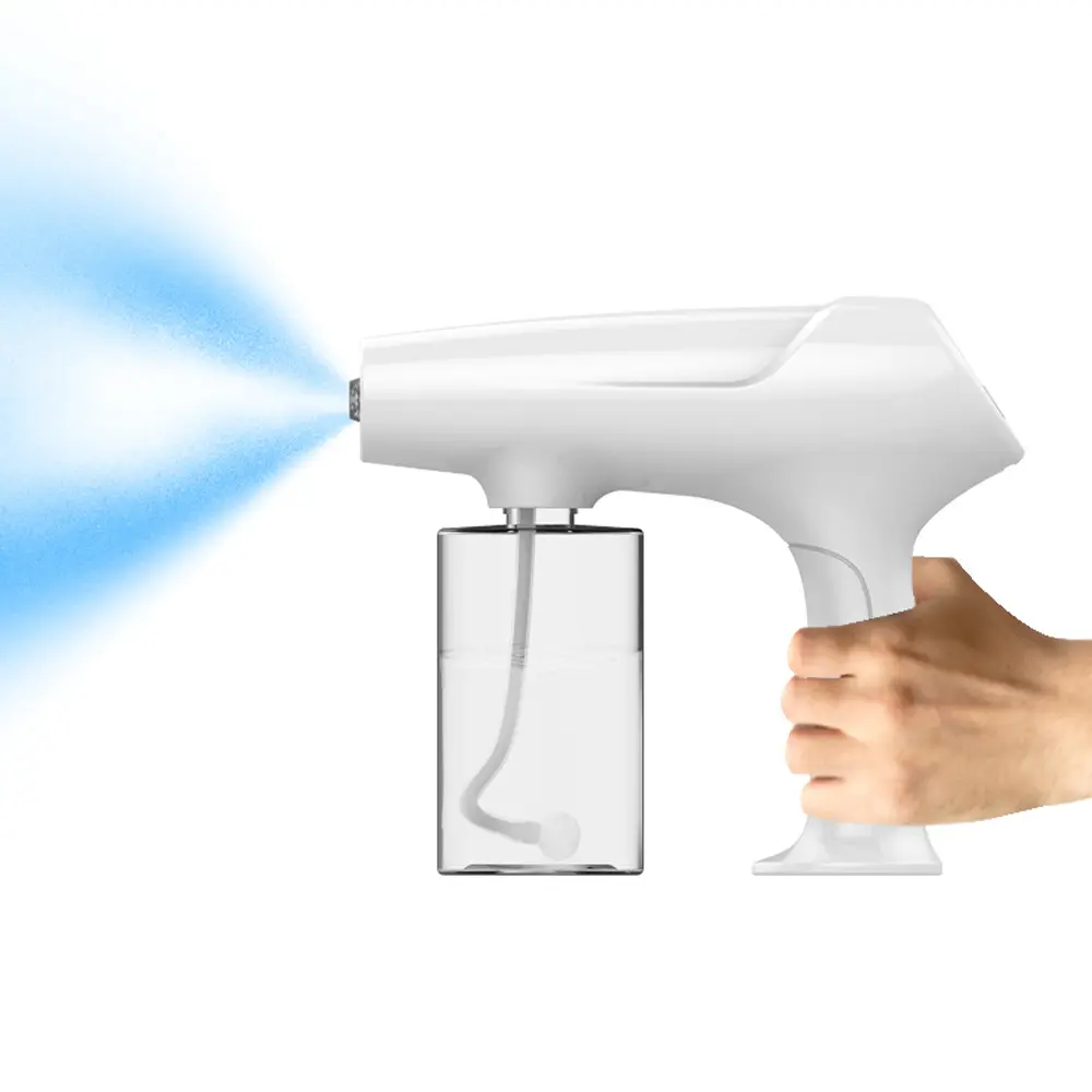 New Handheld Portable Rechargeable Air Purifier Nano Mist Spray Gun Disinfection Cleaner Machine O3 Ozone Generator For Water