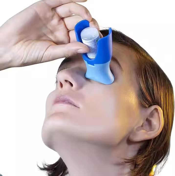 Practical Eye Dropper Portable Eye Drop Guide Tool Aid Help Applicator Ergonomic Eyedrop Eye Drops Bottle Helper