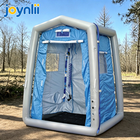 Tente de douche gonflable personnalisée pour les interventions d'urgence et les secours médicaux