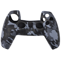 Casing Kamuflase untuk Pegangan Kontroler Game PS5, Sarung Pelindung Silikon