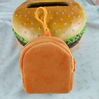 Mode couleur bonbon en peluche petits sacs porte-monnaie porte-clés promotionnel mini sac à dos porte-clés portefeuille pendentif Anti-perte accessoires