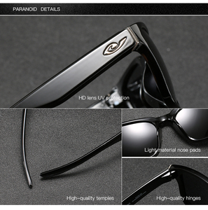 Gafas de Sol Polarizadas de Policarbonato para Hombre PARANOID 2026, Personalizadas con Bajo MOQ, en Monturas Azules, Blancas, Doradas y Rojas - Product Image 6