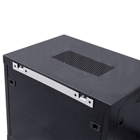 Armoire en acier pour serveurs de centre de données, 19 pouces, sur pied, 12U, profondeur 600 mm
